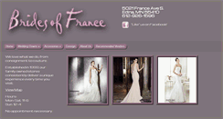 Desktop Screenshot of bridesoffrance.com